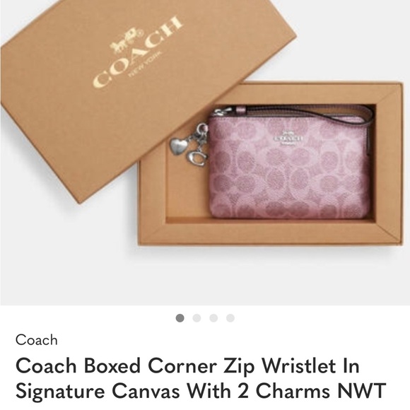 Coach Wristlet and Charms - New in box - Picture 14 of 16